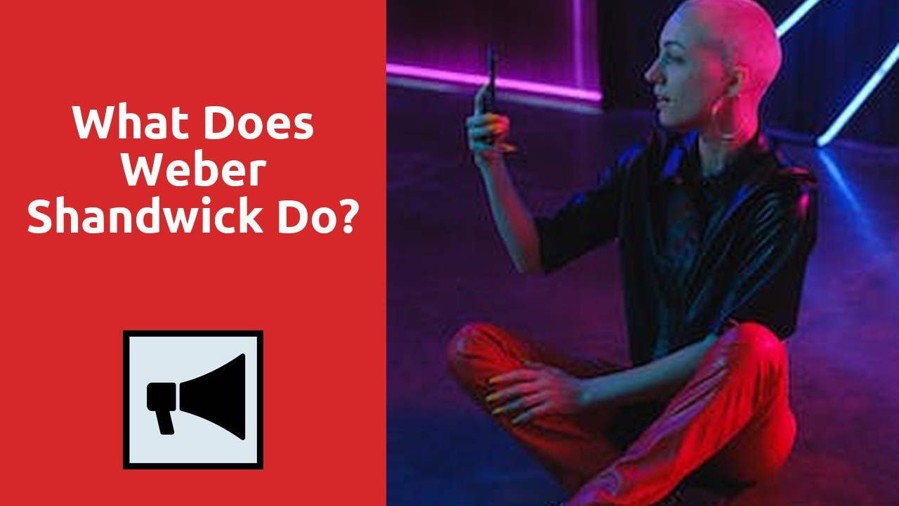 What Does Weber Shandwick Do?